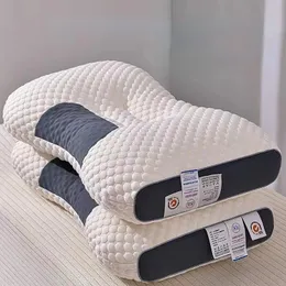 목마 베개 니트면 베개 침구 침대 수면과 보호를 돕는 3D 스파 마사지 베개 파티션 240106