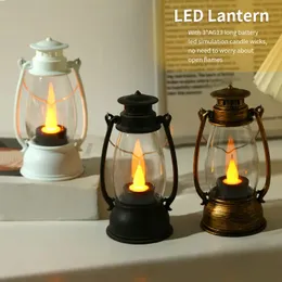 1pc Retro LED GERÇEKLİ LAMBA ŞEKİLDE AT lambası, Ev Dekorasyon Süslemeleri, Taşınabilir Açık Fenerler, Festival Asma Işıkları, Masa Lambaları, (3 Ag13 Pil ile)