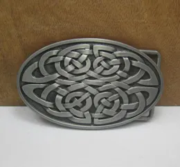 BuckleHome fashion celtic belt buckle with pewter finish FP03509 suitable for 4cm wideth belt 3408238