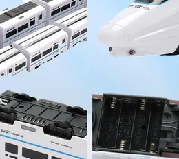 Çocuklar Elektrikli Tren Demiryolu Oyuncakları Diecast Simülasyonu Ses Hafif Müzik Eğitim Lokomotif Noel Hediyesi 220809570283