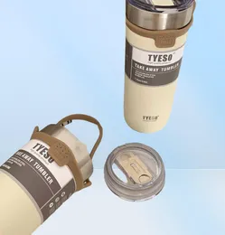 Thermos 510710 ML Thermos Bottiglia Doppia tazza da caffè in acciaio inossidabile Boccetta da viaggio termica per auto Mantiene freddo Nuovo bicchiere Tazza d'acqua Fo3113483