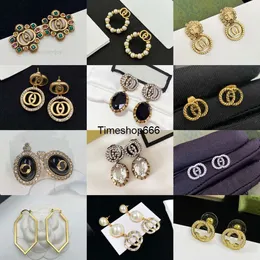 Earrings Designer Luxury Women Fashion Earrings 2024 Designer Vintage Letter G Studs Top Quality Engagement Earring For Lady Wholesale