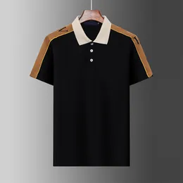 Designer masculino camisa polo de luxo italiano camisetas masculinas manga curta moda casual verão camiseta várias cores disponíveis