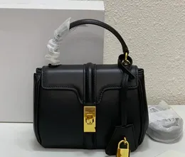 Designer-Luxus-Damen-Hangbags mit Griff oben aus Segeltuch, Leder, Umhängetasche, Handtasche, Gold-Hardware, Drehverschluss, abnehmbarer Riemen