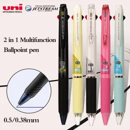 UNI SXE3-400 Ballpoint Pen 3 w 1 wielofunkcyjny JetSstream średnie długopis oleju 0,5 mm/0,38 mm akcesoria biurowe materiałów papierniczych