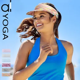 AL-yoga Sports Sunscreen Hat Women's Outdoor Running Tennis Open Top Sunshade Hat Breathable Cycling Duck Tongue Hat