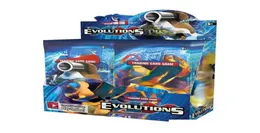 ألعاب البطاقات 324 PCS بطاقات TCG XY Evolutions Booster Display Box 36 Packs Game Kids Collection Toys Gift Paper Drop Home P1345419