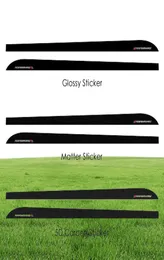 2 PCS Door Door Skirt Stripes Sticker M Performance Performance Perform