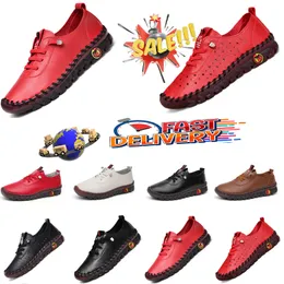 Zapatos ortopédicos ultrasuaves de calidad para mujer, zapatos planos de cuero con fondo suave, zapatos informales hechos a mano, eur 35-43