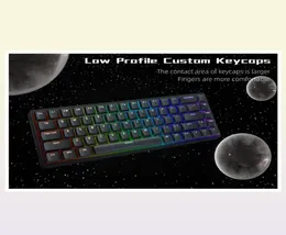 Tastaturen PBT Custom Low Profile Tastenkappen 117 Tasten XVX Horizon für 60 65 75 100 Cherry Gateron MX Switches Gamer Tastatur 221021782181