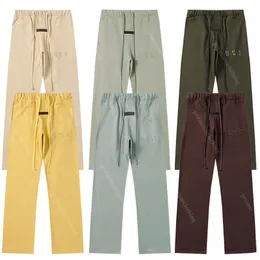 Jesienne i zimowe spodnie American Street zwykłe proste spodnie wypływa luźne proste wszechstronne wyściełane spodnie dresowe spodnie dresowe
