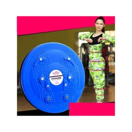 Twist Boards New High Quality Waist Twisting Disc Yoga Twist Board Reflexology Body Torsion Drop Delivery Sports Outdoors Fitness Supp Dhtdi