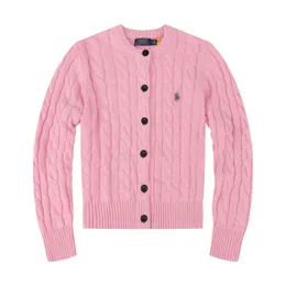 Kobiety swetry zimowe damskie bluzy bluzy bluzy designerka okrągła szyja sweter sweter skręć kucyk haft haftowy dzianinowy
