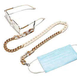 IMIXLOTファッションアクリルサングラスチェーン女性男性レトロエレガントな読書メガネ吊り下げネックレス眼鏡ストラップ240108