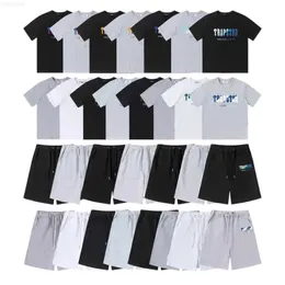 Men Designers Trapstar London Shirt Chest Whiteblue Color Embroidery Mens Shirt and High Quality Casual Street Shirts British Fashion Brand Suits