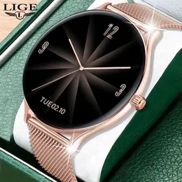 Orologi LIGE Thin New Women Smart Watch 2022 Full Touch frequenza cardiaca moda uomo Smartwatch braccialetto sportivo da donna impermeabile per Xiaomi