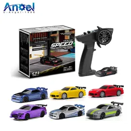 Turbo Racing 1 76 C64 C73 C72 C74 DRIFT RC CAR مع راديو GYRO الكامل TOPRIENT REMOTE TOYS RTR KIT للأطفال والبالغين 240106