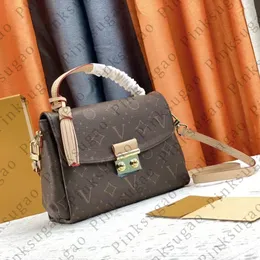 Rosa Sugao mulheres tote sacos de ombro crossbody bolsa moda couro genuíno grande capacidade de luxo menina bolsas saco de compras bolsa bsj-231227-110