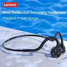 Auricolari Lenovo Cuffie a conduzione ossea Sport Corsa Nuoto Auricolare Bluetooth impermeabile X3 X4 X5 Auricolare wireless con microfono