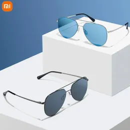 Солнцезащитные очки НОВЫЕ солнцезащитные очки Xiaomi Mijia Pilota для мужчин и женщин UV400 Маслостойкие HD нейлоновые поляризованные световые очки с фирменным дизайном Спортивные солнцезащитные очки для вождения