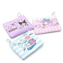 Handväska tjej söt kuromi cinnamoroll mynt barn tillbehör stora capactiy blixtlåsväska droppleverans baby barn moderskap väskor dhse4