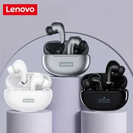 Auricolari Lenovo LP5 Auricolare Bluetooth senza fili Auricolari impermeabili Kit di auricolari per musica HiFi per lo sport con microfono Cuffie Riduzione del rumore