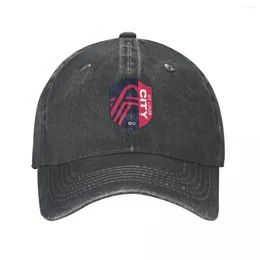 Береты St. Louis City SC Бейсбольные кепки Snapback Джинсовые шапки Уличная регулируемая спортивная ковбойская шляпа Casquette для унисекс