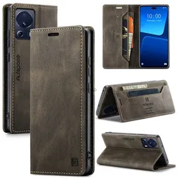 携帯電話のケースXiaomi 13 Lite Case Flip Leather Phone Cover for Xiaomi Mi 13 Pro 5G Mi13ケースラグジュアリーマグネティックフリップウォレットCoquel240105