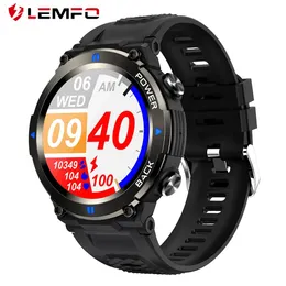Uhren LEMFO Sport Smart Watch Männer 400 mAh Batterie IP68 Wasserdichte Bluetooth Anruf Benutzerdefinierte Zifferblatt Smartwatch A80 Herzfrequenz Monitor 2022