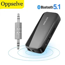 Connectors Stereo Audio Bluetooth Receiver Transmitter BT 5.1 NFC Handsfree Call Wireless Bluetooth Car Kit TF 3.5mm 2.5mm Aux Input Output