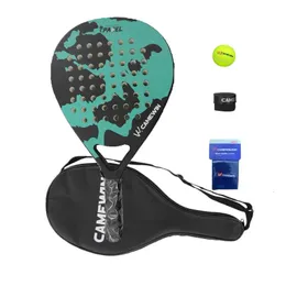 Padelschläger Carbonfaser Pala Junior für Herren Strandtennistasche Rucksack Wickelschläger 240108