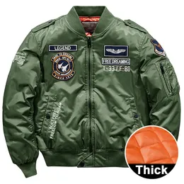 Kış adam ceket bombardıman uçağı yarış motosiklet kıyafetleri lüks taktik alan vintage askeri erkek giyim 240106