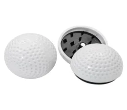 43 mm golfboll vit akrylrökning ört slipmaskiner 17 tum mini plaströkkvarn tobakstillbehör fabrik hela2213042