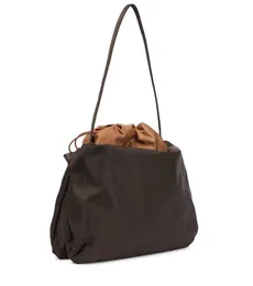 THEROW NYLON Väskor veckade axelväska stor kapacitet molnväska handväska kvinnors väska 240115