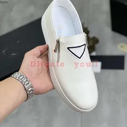 Designer shoes luxury men's fashion casual shoes Genuine Leather European and American brand set foot casual board shoes a slip-on lazy shoes comfortable breathable