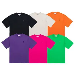 Mens designer Luxurys tonal ami de sacre t-shirt runda krage bokstäver tryckt andningsbara toppkvalitet män kvinnor kort ärm avslappnade skjortor tees uulq