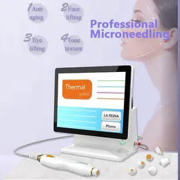 Professionell fraktionerad RF-mikroneedle Acne Treating Wrinkle Dispelling Skin Utjämning Radiofrekvens Termisk anti-aging-enhet med 11 huvuden