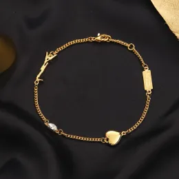 Marca delicada pulseira colares brinco conjunto selo carta de ouro pulseira designer pingente colar de luxo feminino amor brinco design vintage conjunto de jóias presente