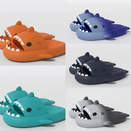 Designer Sandaler Shark Slides tofflor Sandaler Menskvinnor Bule Rainbow Fashion Slippers Beach Inomhus Hotell Sport Sandaler 35-45