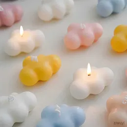 Candles Small Scented Cloud Shape Birthday Candle Romantic Paraffin Candle Home Decoration Mother's Day Gifts