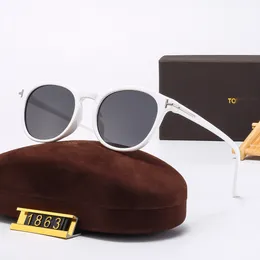 Luxuriöse Designer-Sonnenbrille für Damen, runde Brillenfassung, Herren-Sonnenbrille zum Angeln im Freien