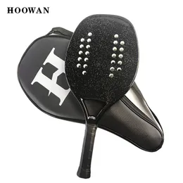 HOOWAN BLACKSHARK BEACH TENNIS RACKET CARBOK UD GRAPHITE RAUGH SFROUDE SOFT WHITE EVA CORE 22MM 240108