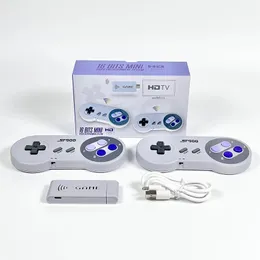 2024 SF900 Retro-Spielekonsole, 2,4 G kabelloser Empfänger, Videospielkonsole für Super Nintendo SNES NES mit 2 Gamecontrollern, Gamepad, 1500+ Spiele