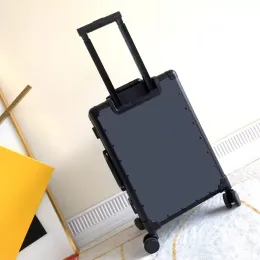 Men travel suitcase 20" 24" carry on luggage for women rolling luggage fashion designer high quality four wheels Trolley bag send