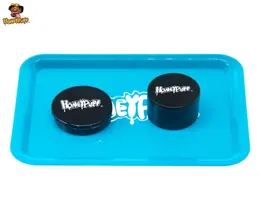 Honeypuff Tobacco Smoking Kit Combo Plastic Rolling Tray Metal Röker Herb Grinder för tobak Metallagring Container Jar AC5886375