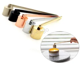 Bell Shaped Candle Snuffer Scented Candle Extinguisher Stainless Steel Long Handle Candle Wick Snuffers Candles Extinguisher BH2708569227