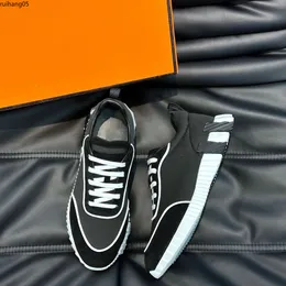 2024 Heren Casual schoenen Echt Leer Katoenen doek Lace-up klassieke sportschoenen Fashion Designer mannen loopschoenen nytr000001