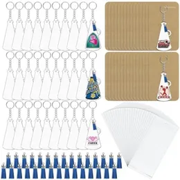 Anahtarlıklar 180 PC NEFER MEGAPHONE KEY ZİNCELERİ DIY KEYHAIN VE CRAFF Projesi için Temiz Akrilik Boş Dökme Amigo Hediye