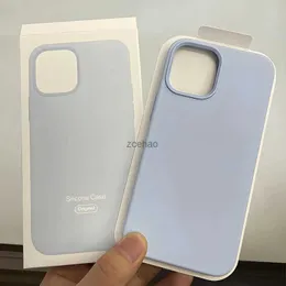 Custodie per cellulari Custodia in silicone liquido originale per iPhone 15 14 13 12 11 Pro Max Mini XR X XS Max 7 8 6 6s Plus Accessori per cover posteriore antiurtoL240105