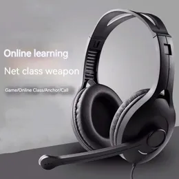 Kulaklıklı kablolu masaüstü bilgisayar tek fiş not defteri ağ sınıfı oyun kulaklık e-sporu pubg 3.5mm kulaklıklar çift